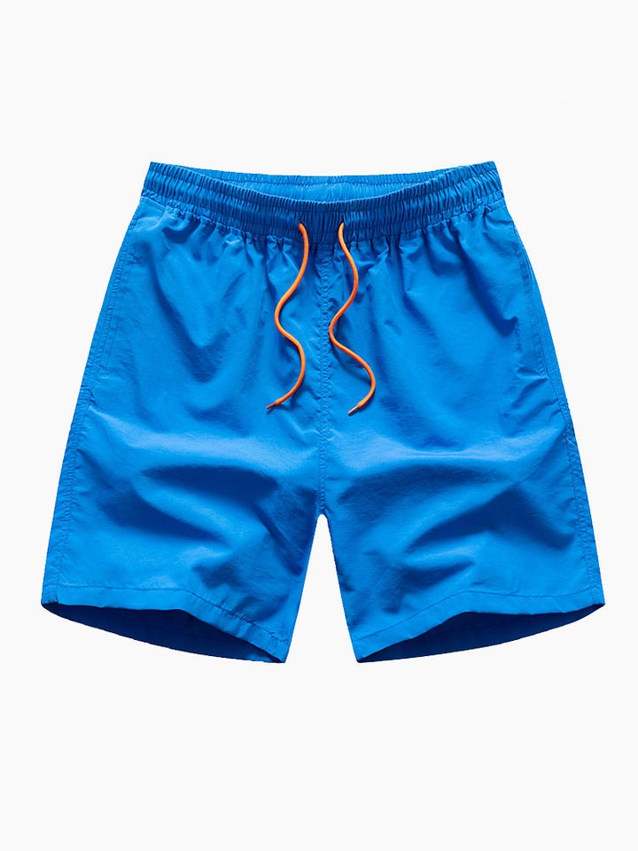 Man Mid Length Drawstring Swim Shorts