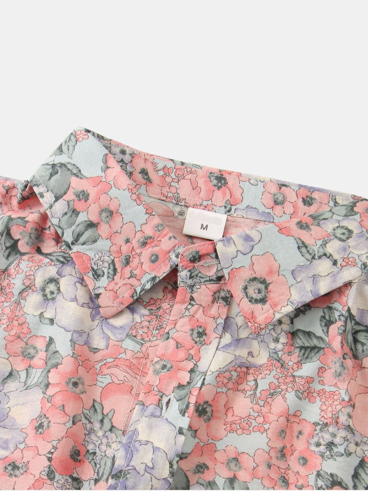 Printed Short Sleeve Men's Shirts SZYL041008