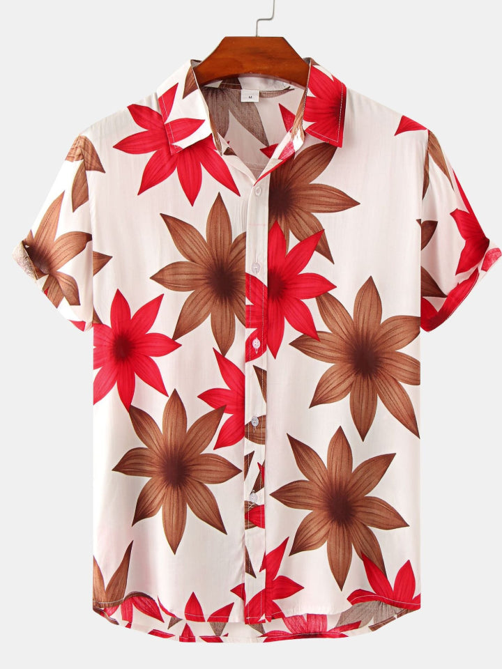 Printed Short Sleeve Men's Shirts SZYL041008