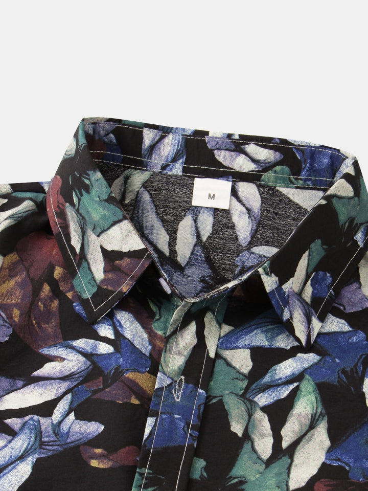 Printed Short Sleeve Men's Shirts SZYL041008