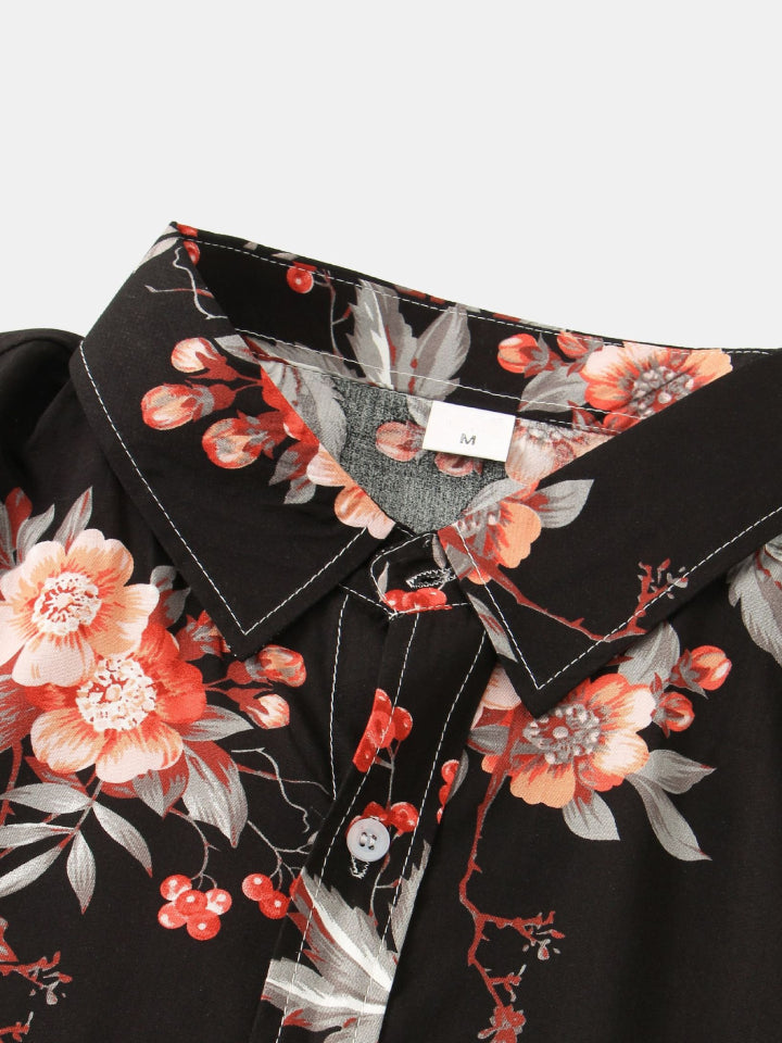 Printed Short Sleeve Men's Shirts SZYL041008