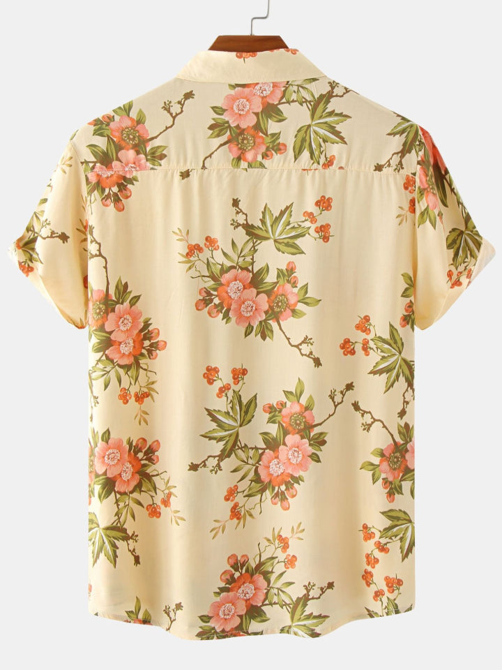 Printed Short Sleeve Men's Shirts SZYL041008