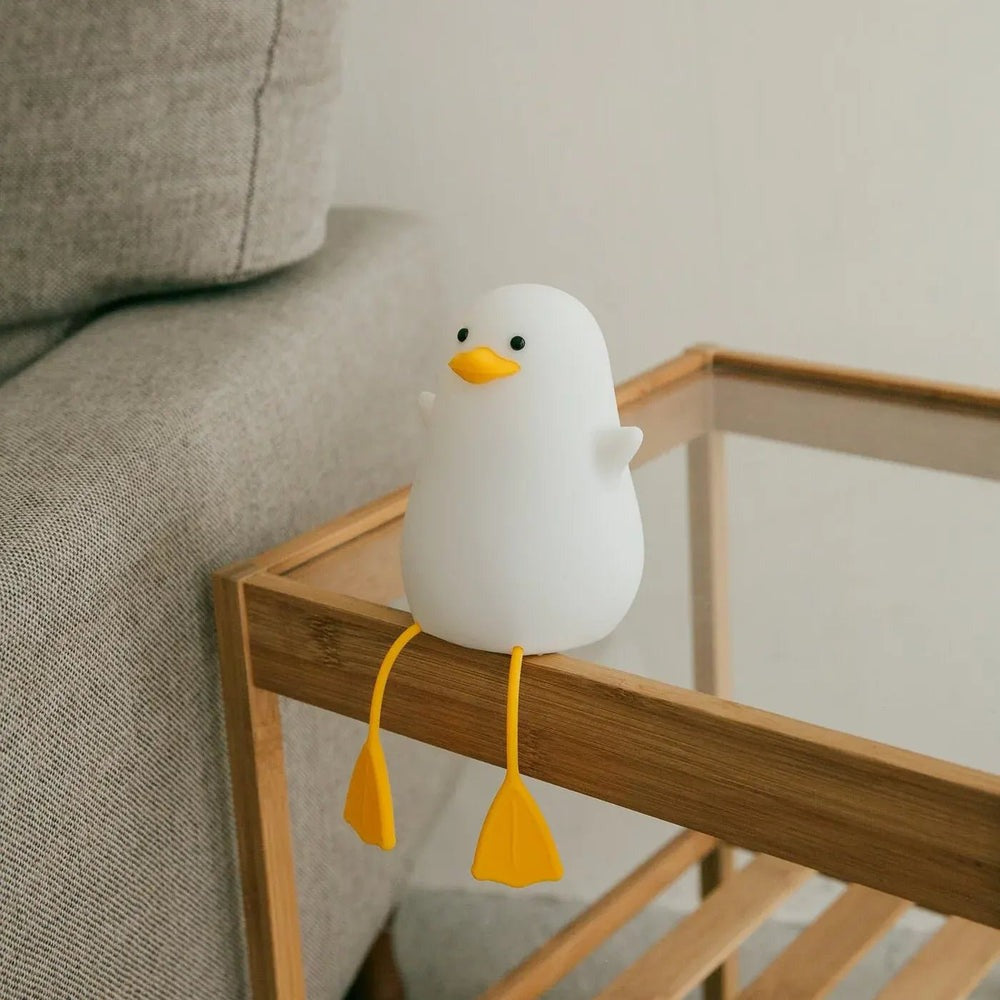 Cute Duck Night Light, Squishy Duck Lamp, Silicone Dimmable Nursery Nightlight