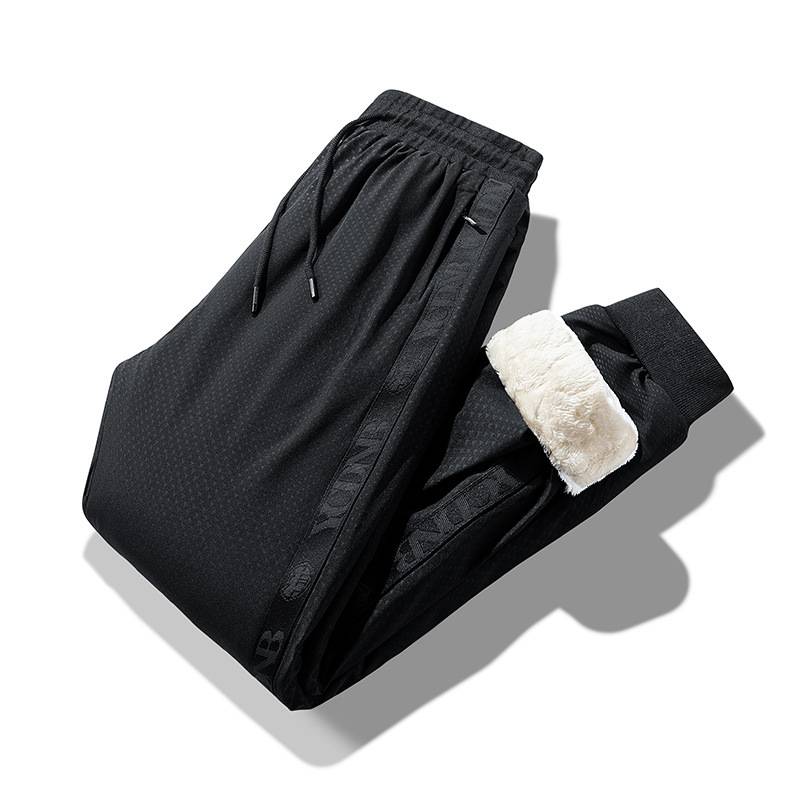 Men's Winter Thicken Fleece Warm Trousers.