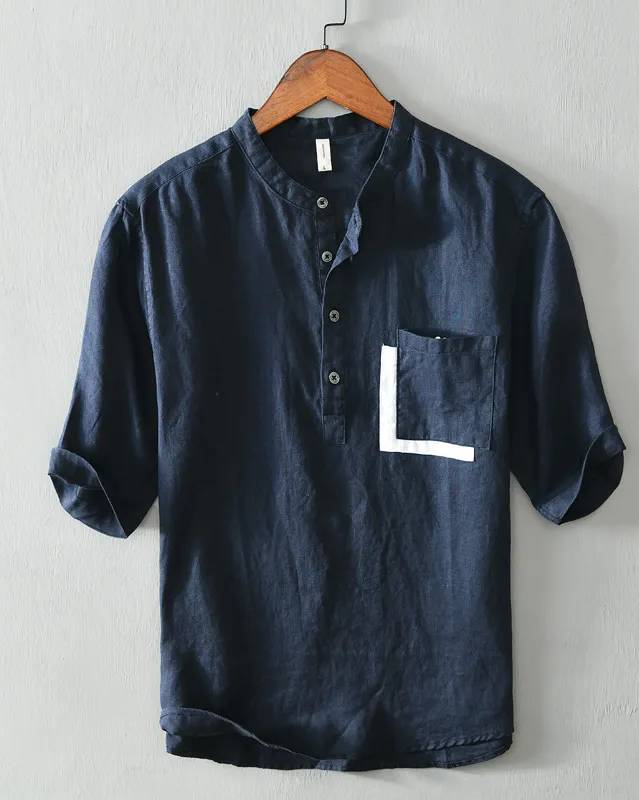 [S-5XL] Summer Men's Short Sleeve Shirts