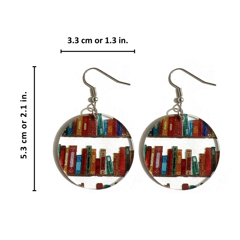 BOOK LOVER EARRINGS (PAIR)