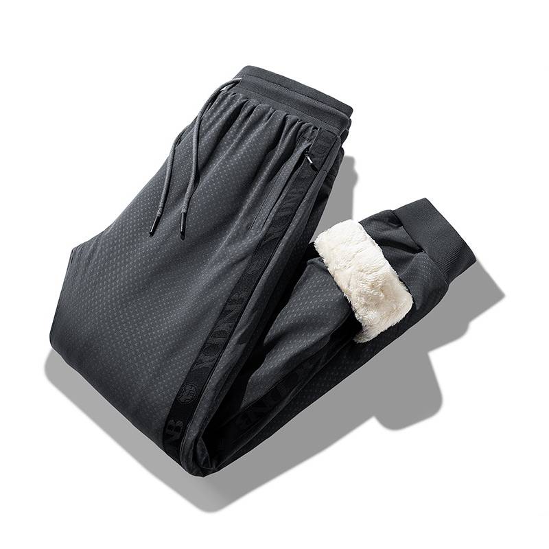 Men's Winter Thicken Fleece Warm Trousers.