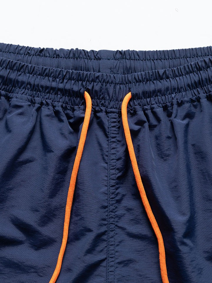 Man Mid Length Drawstring Swim Shorts