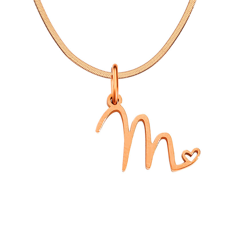 Initial Necklace, Letter Necklace, Gold Necklace, Personalized Name Necklace, Wife Gifts ,Gifts For Mom, Moms Gift, Birthday Gift for her