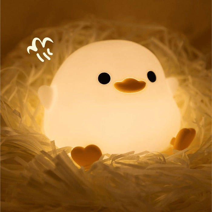 DoDo Duck Night Light,Baby Benson Duck Night Light, LED Cute Bean Duck night lamp Night Light