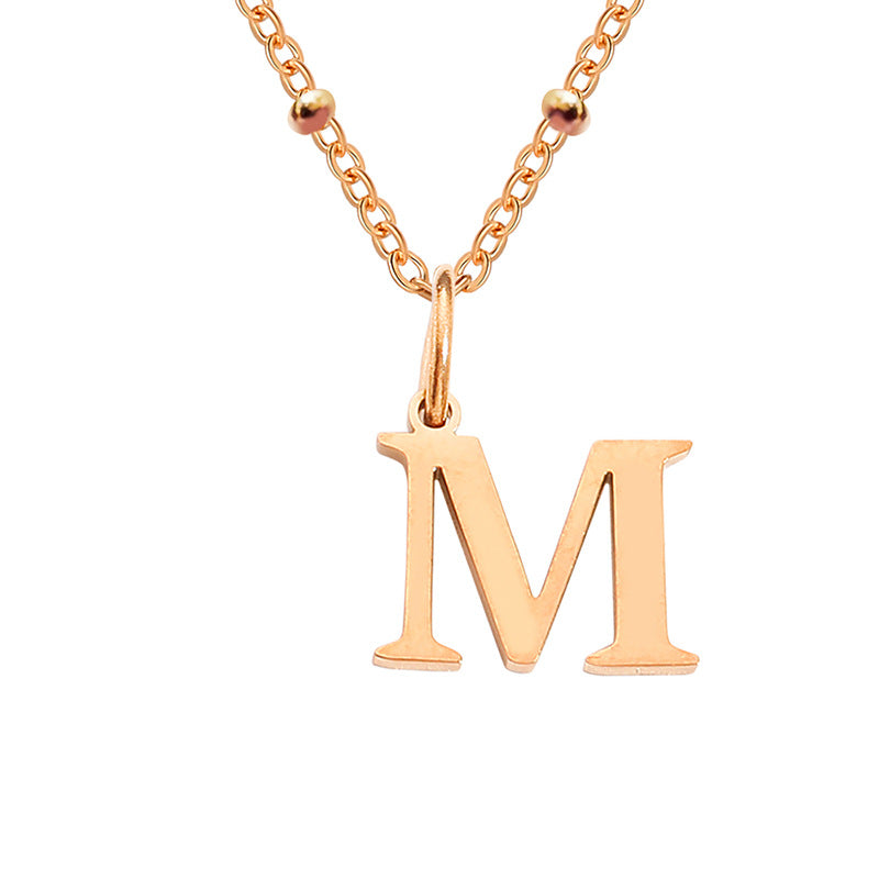 Initial Necklace, Letter Necklace, Gold Necklace, Personalized Name Necklace, Wife Gifts ,Gifts For Mom, Moms Gift, Birthday Gift for her