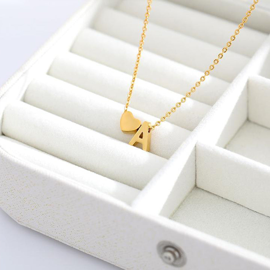 Initial Necklace, Letter Necklace, Gold Necklace, Personalized Name Necklace, Wife Gifts ,Gifts For Mom, Moms Gift, Birthday Gift for her