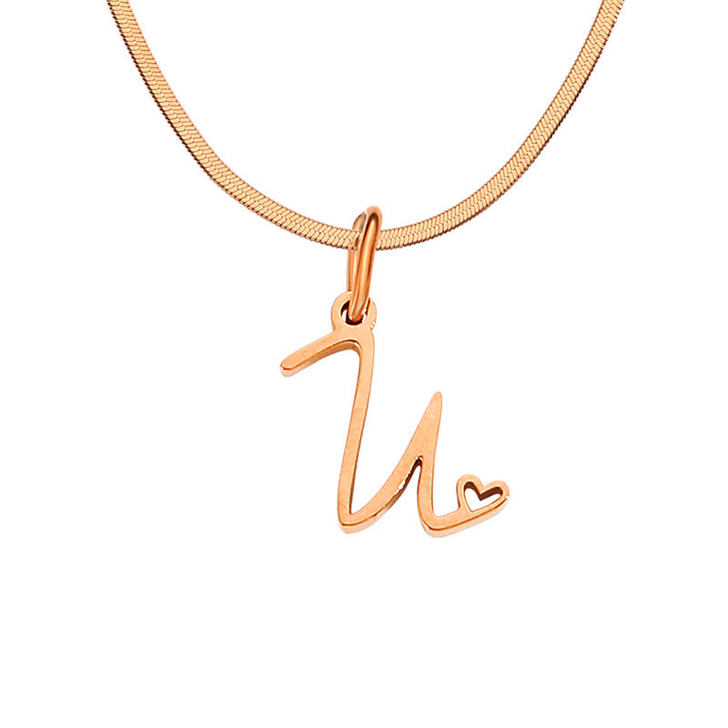 Initial Necklace, Letter Necklace, Gold Necklace, Personalized Name Necklace, Wife Gifts ,Gifts For Mom, Moms Gift, Birthday Gift for her