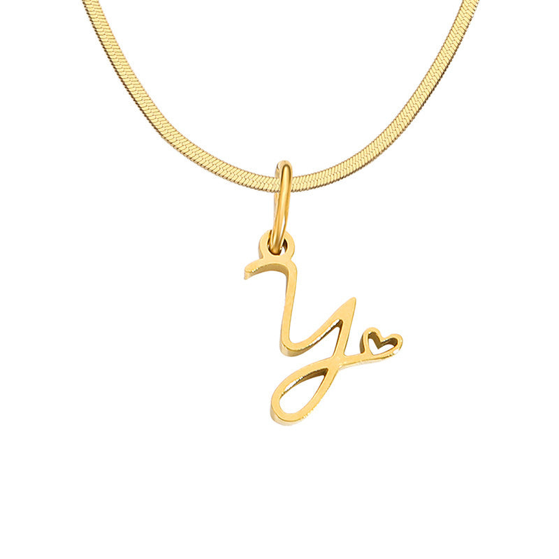 Initial Necklace, Letter Necklace, Gold Necklace, Personalized Name Necklace, Wife Gifts ,Gifts For Mom, Moms Gift, Birthday Gift for her