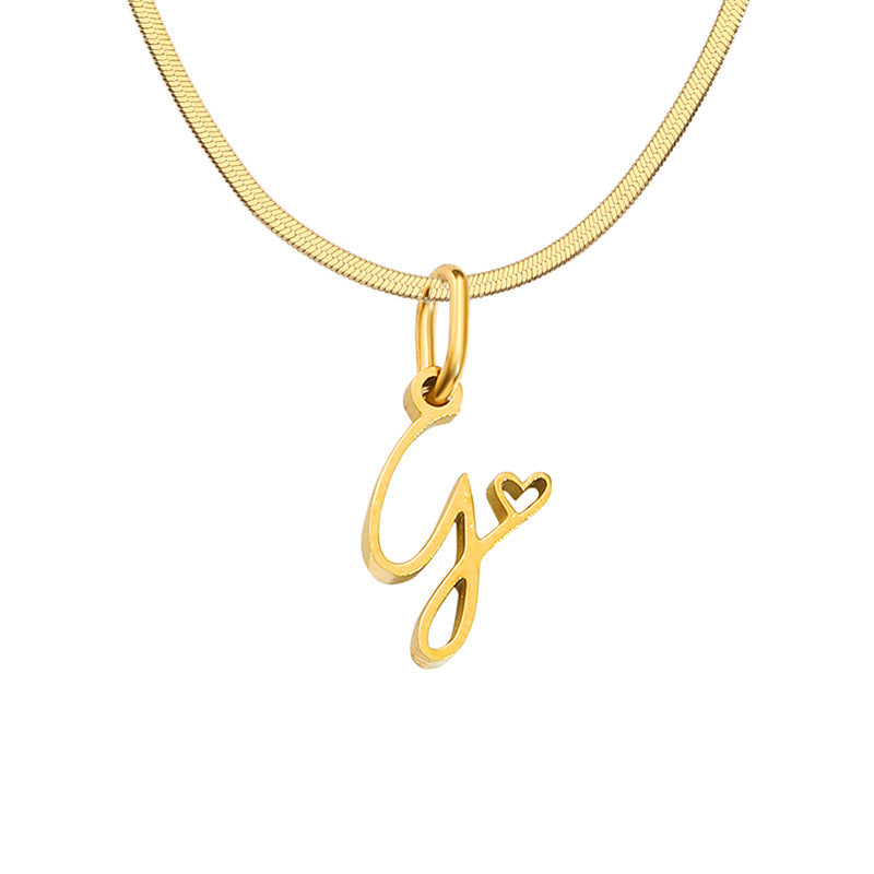 Initial Necklace, Letter Necklace, Gold Necklace, Personalized Name Necklace, Wife Gifts ,Gifts For Mom, Moms Gift, Birthday Gift for her