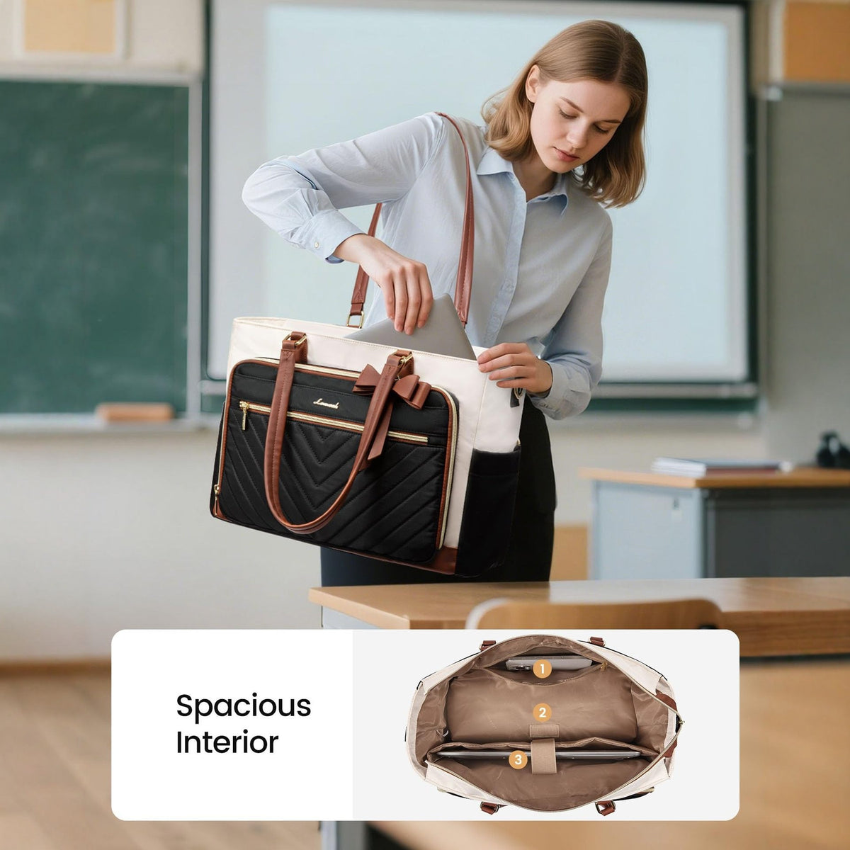 Lunch Bag for Women Insulated with Lunch Compartment