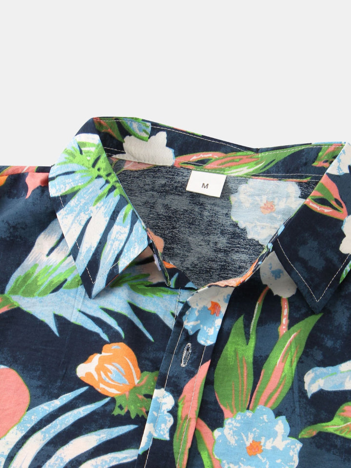 Printed Short Sleeve Men's Shirts SZYL041008