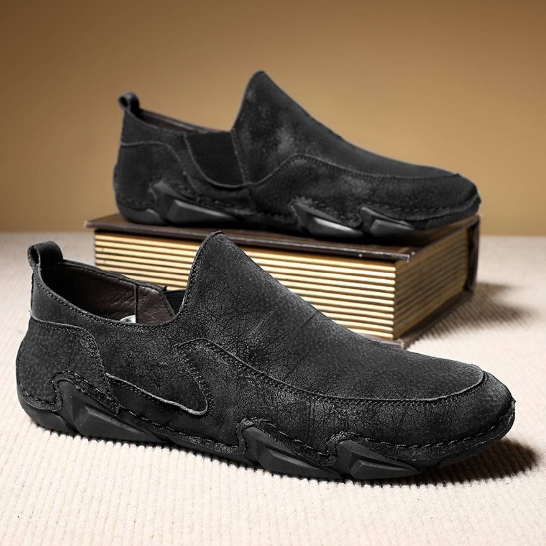 Slip On Casual Men's Leather Shoes