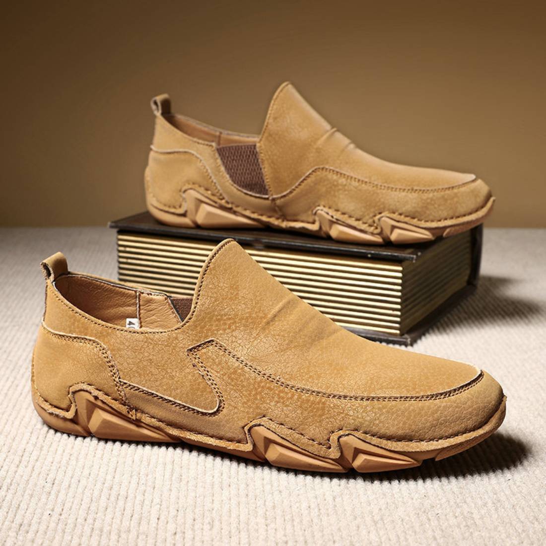 Slip On Casual Men's Leather Shoes