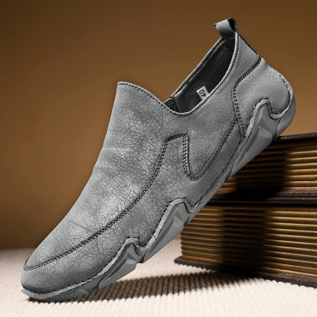 Slip On Casual Men's Leather Shoes