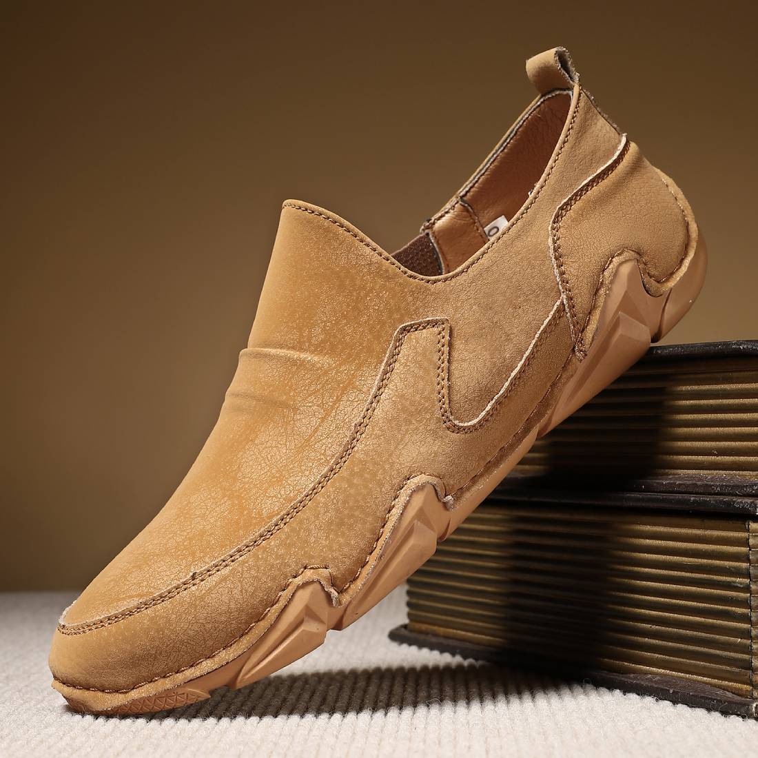 Slip On Casual Men's Leather Shoes