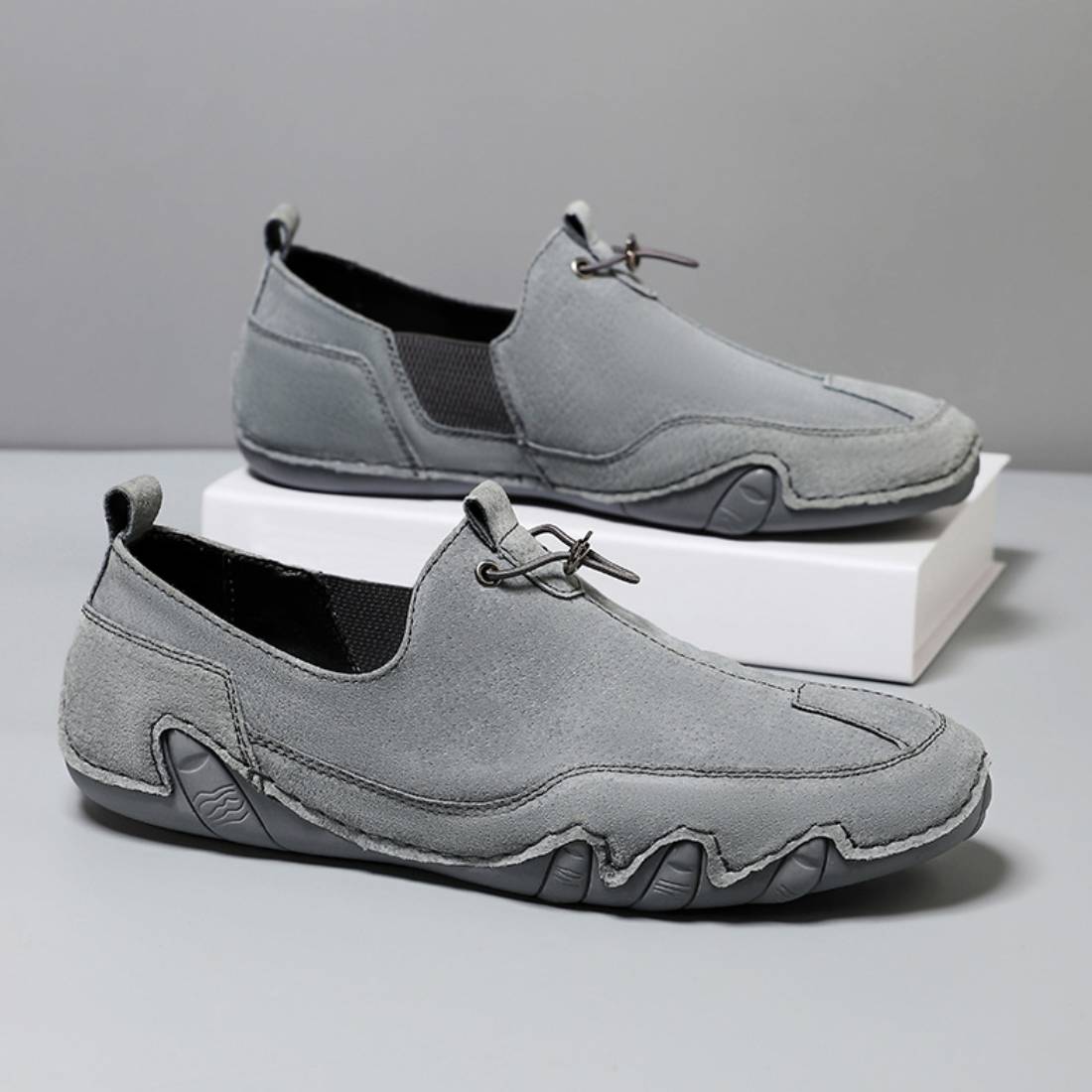 Slip On Casual Outdoor Men's Leather Shoes