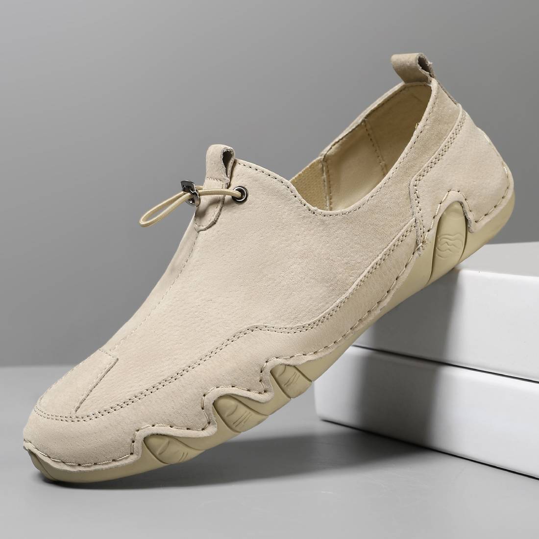 Slip on Casual Men's Leather Shoes