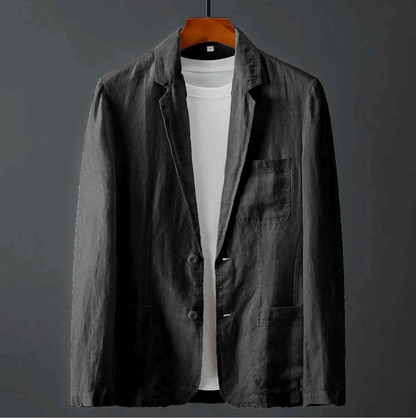 MINIMALIST LINEN BLAZER