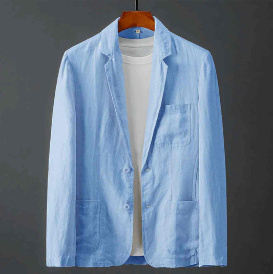 MINIMALIST LINEN BLAZER