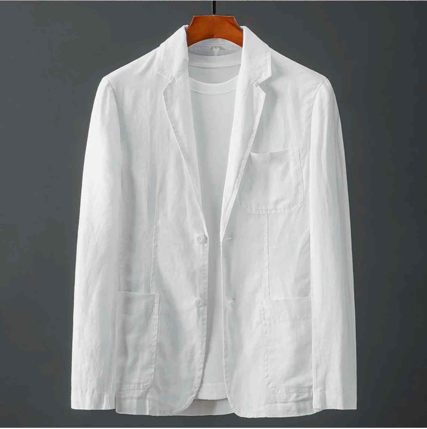 MINIMALIST LINEN BLAZER