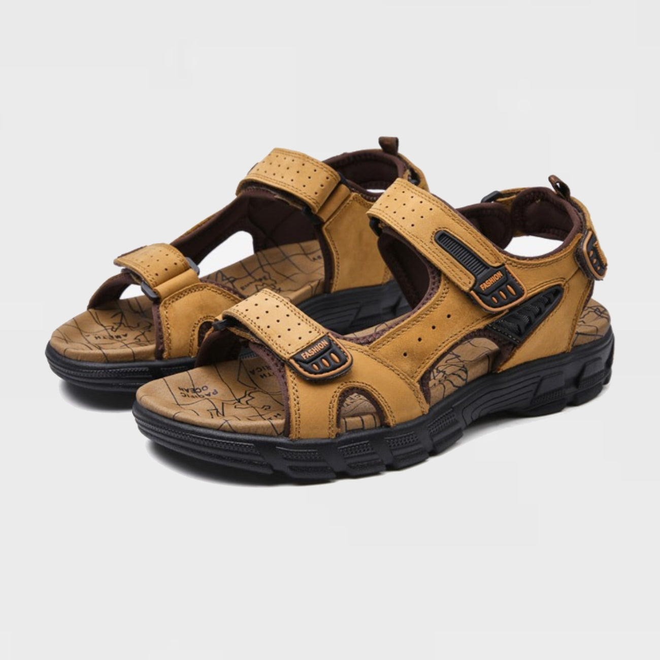 men's leather sandals