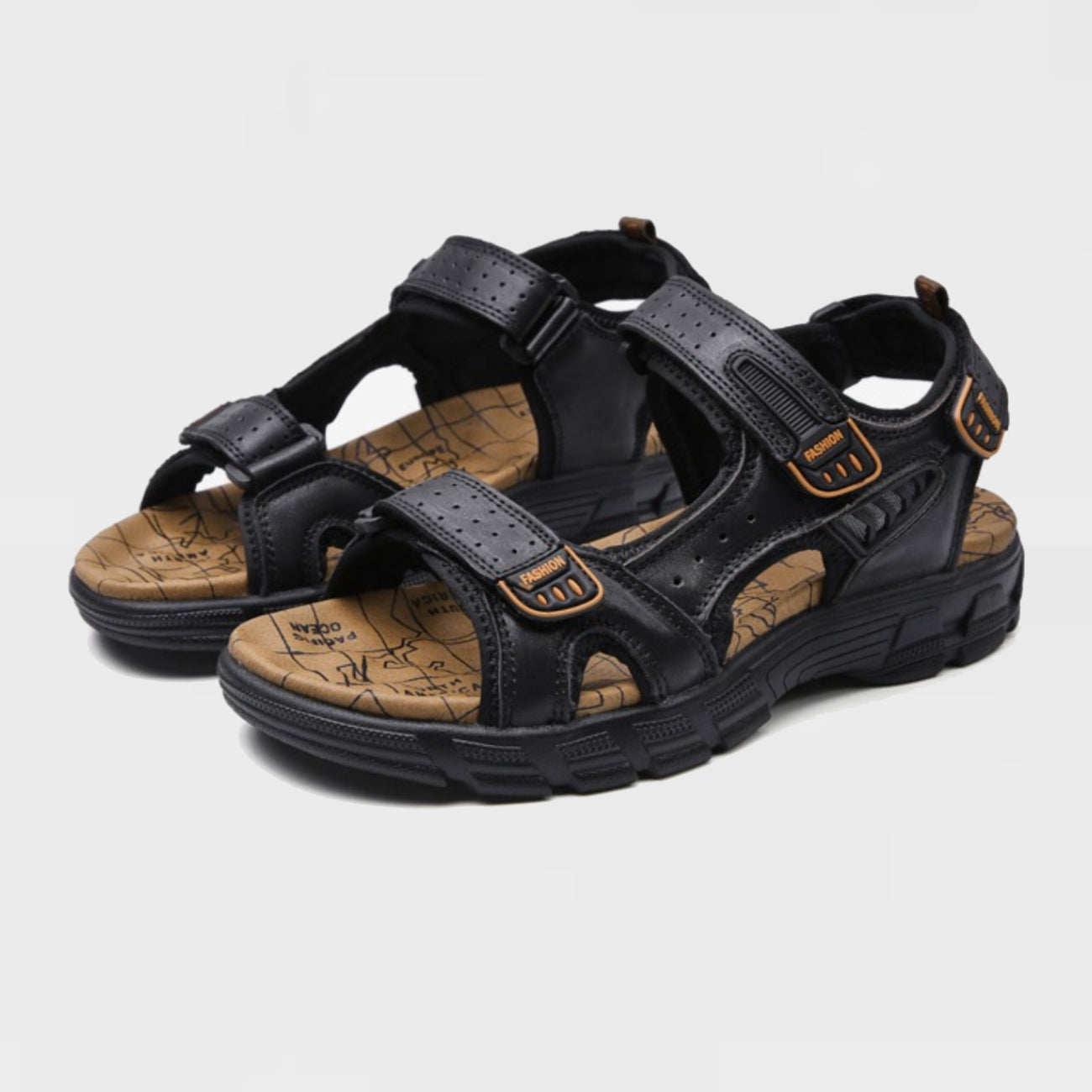 men's leather sandals