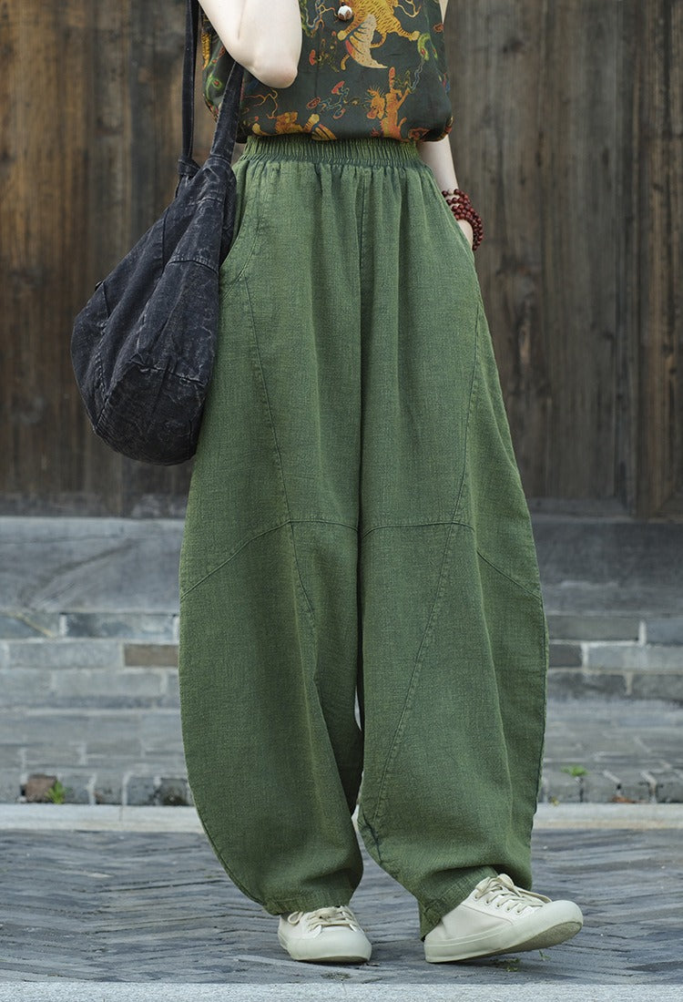 Comfortable Women's Linen Pants with Pockets