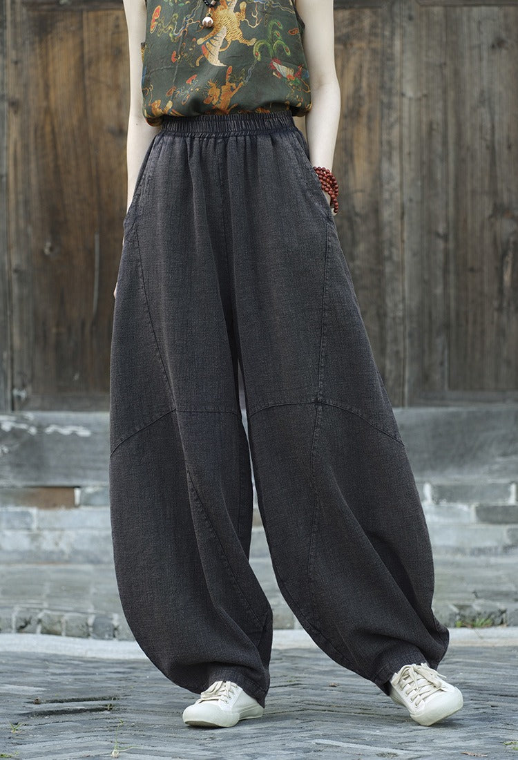 Comfortable Women's Linen Pants with Pockets