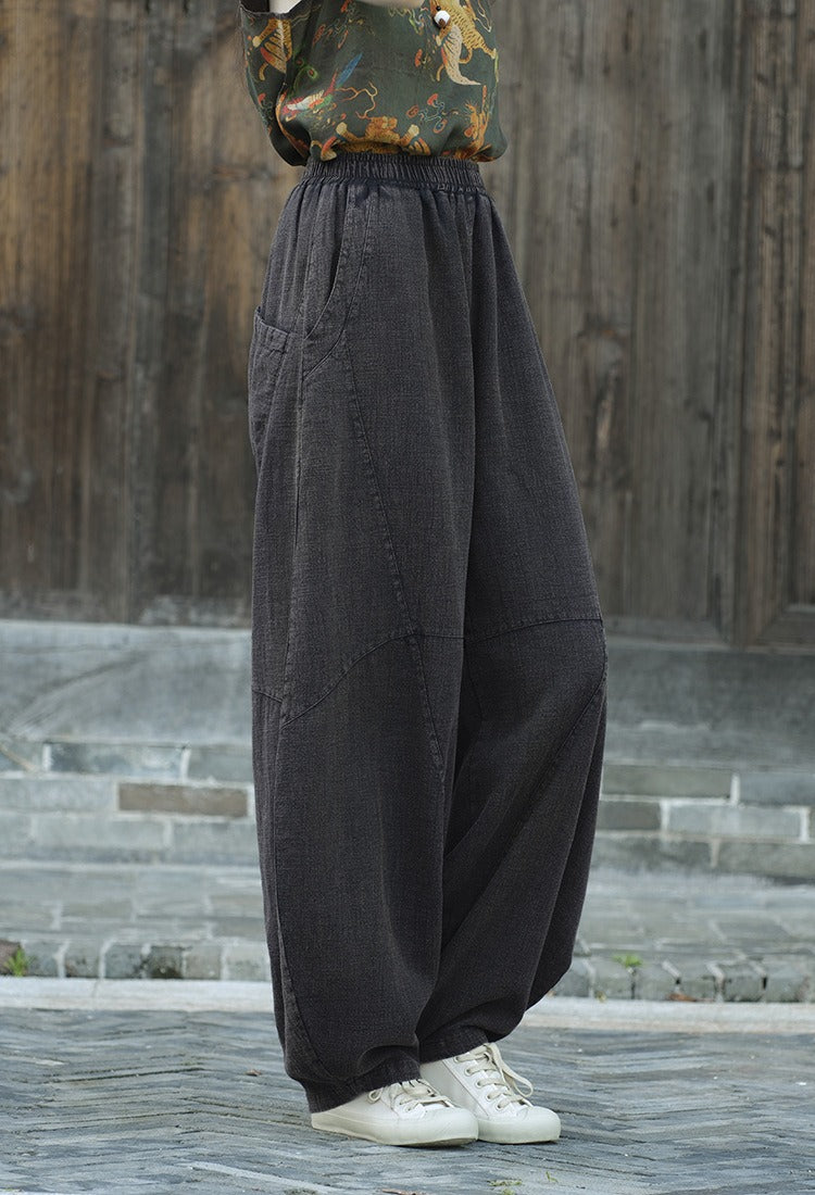 Comfortable Women's Linen Pants with Pockets