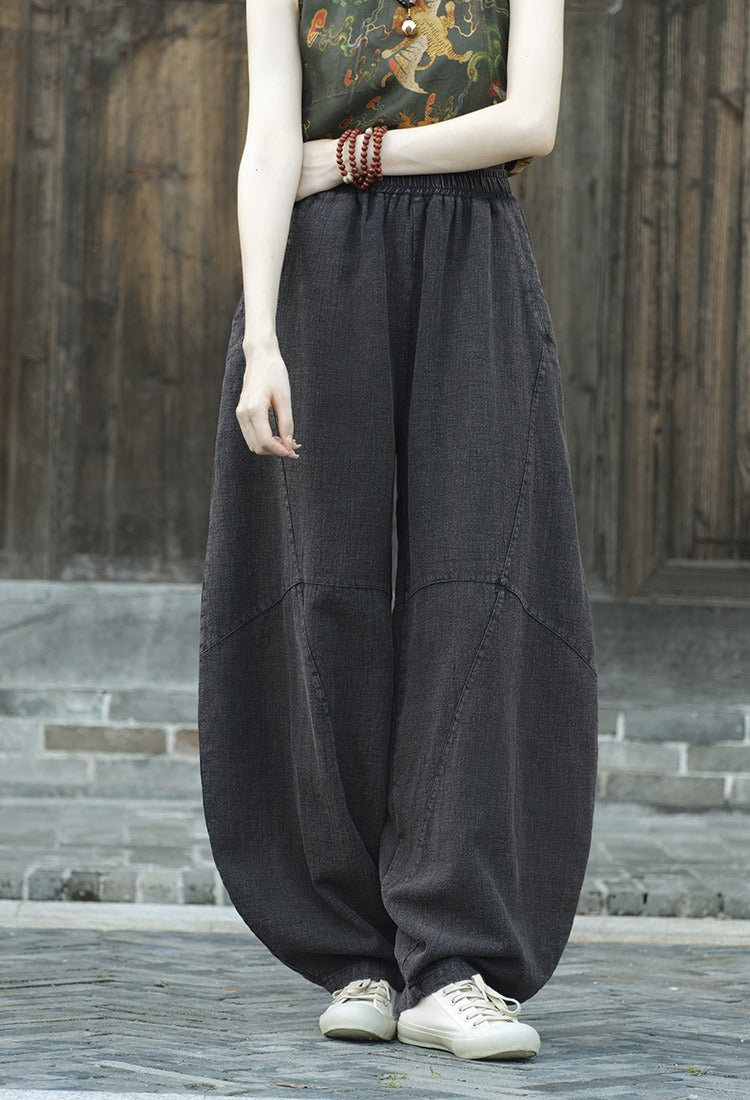 Comfortable Women's Linen Pants with Pockets