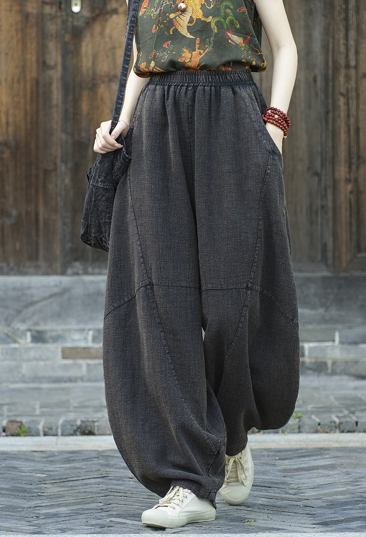 Comfortable Women's Linen Pants with Pockets