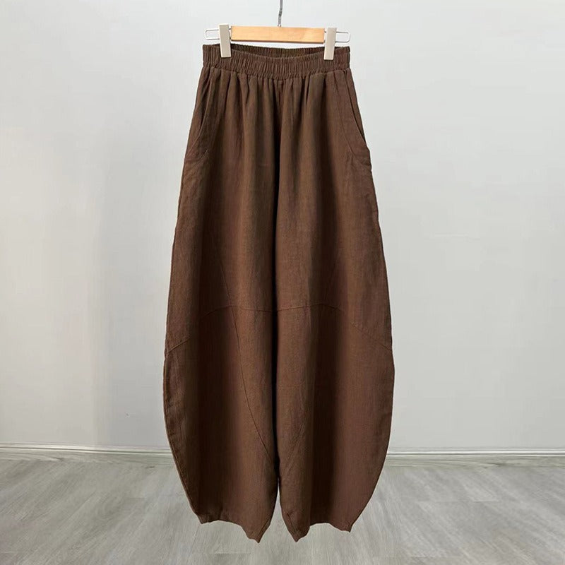 Comfortable Women's Linen Pants with Pockets