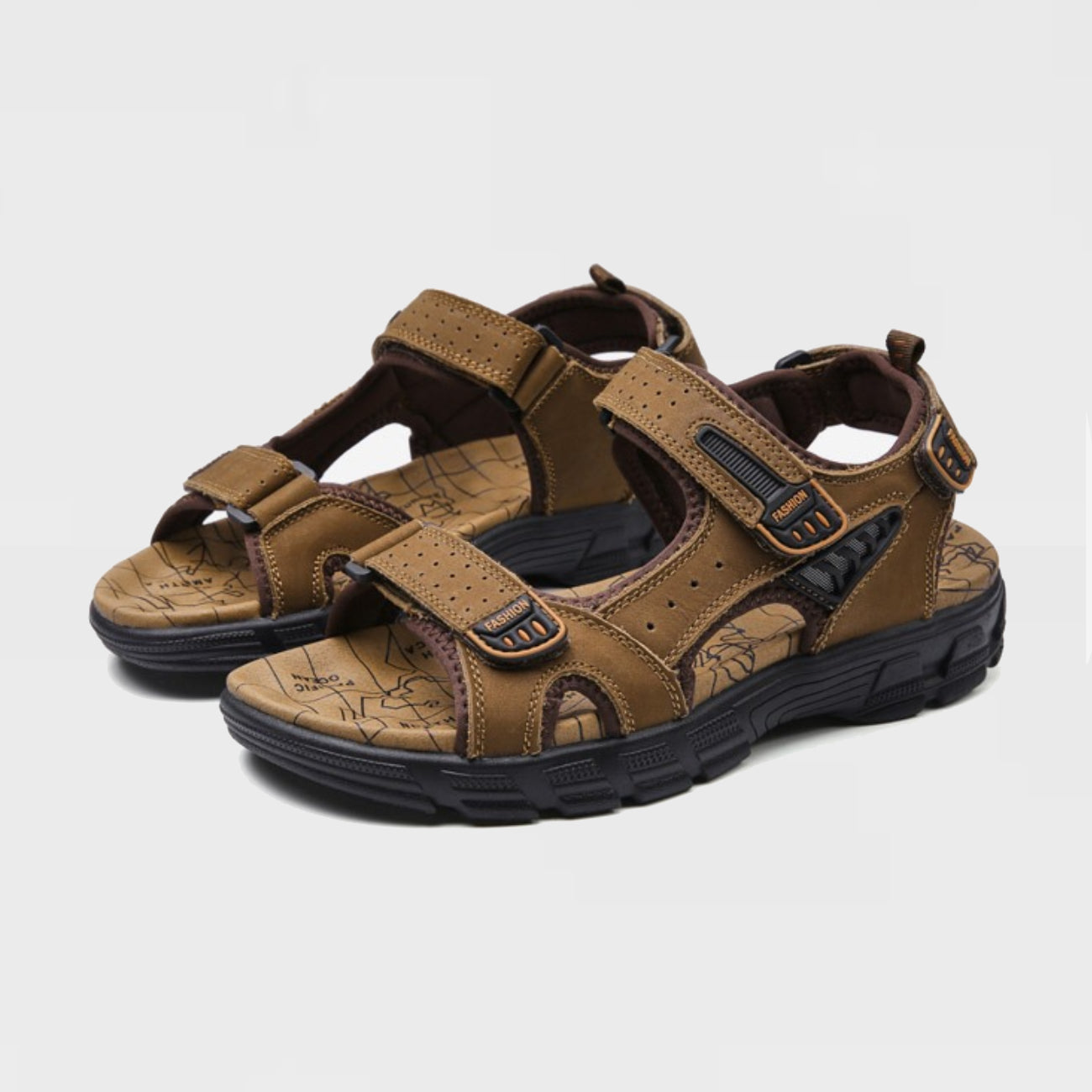 men's leather sandals