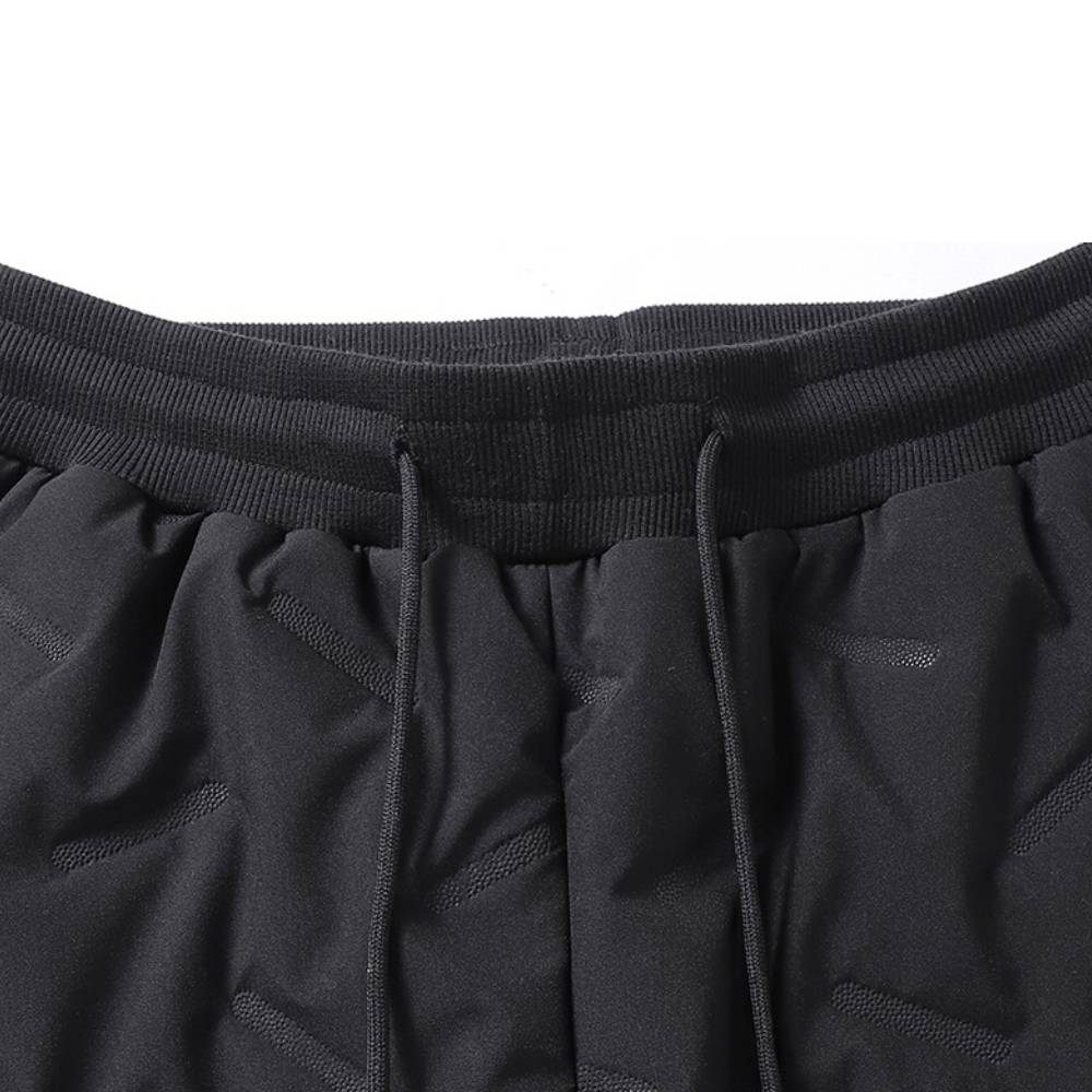 Men Winter Thicken Fleece Warm Trousers.