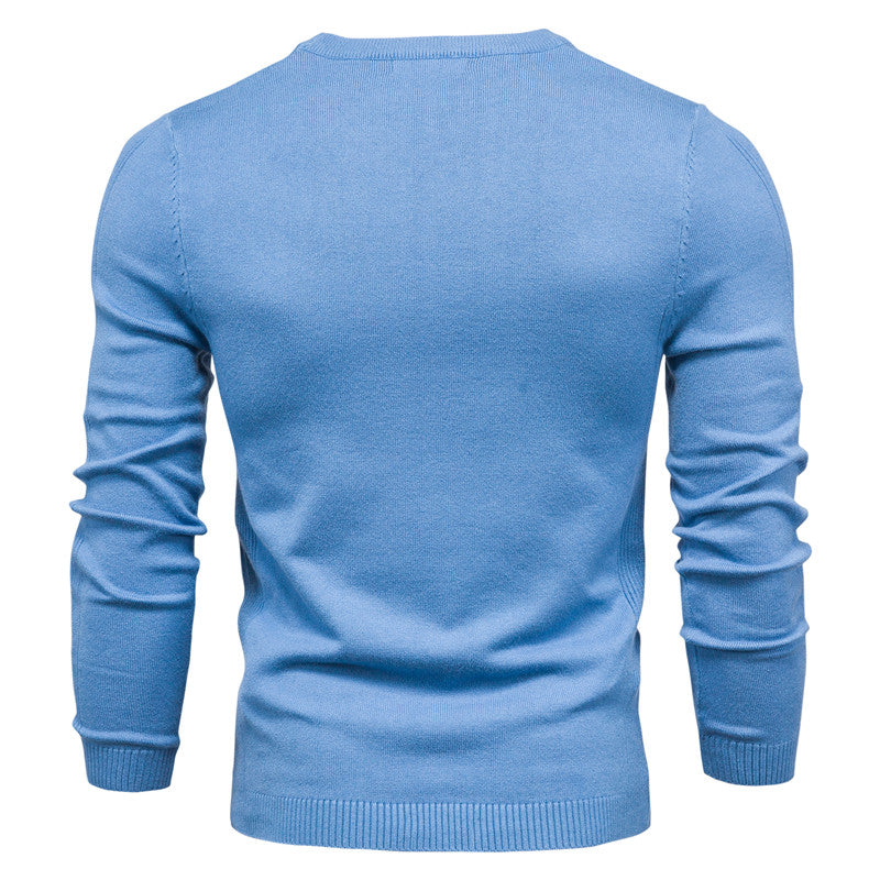 Long Sleeve Warm Slim Sweaters Men LOW001