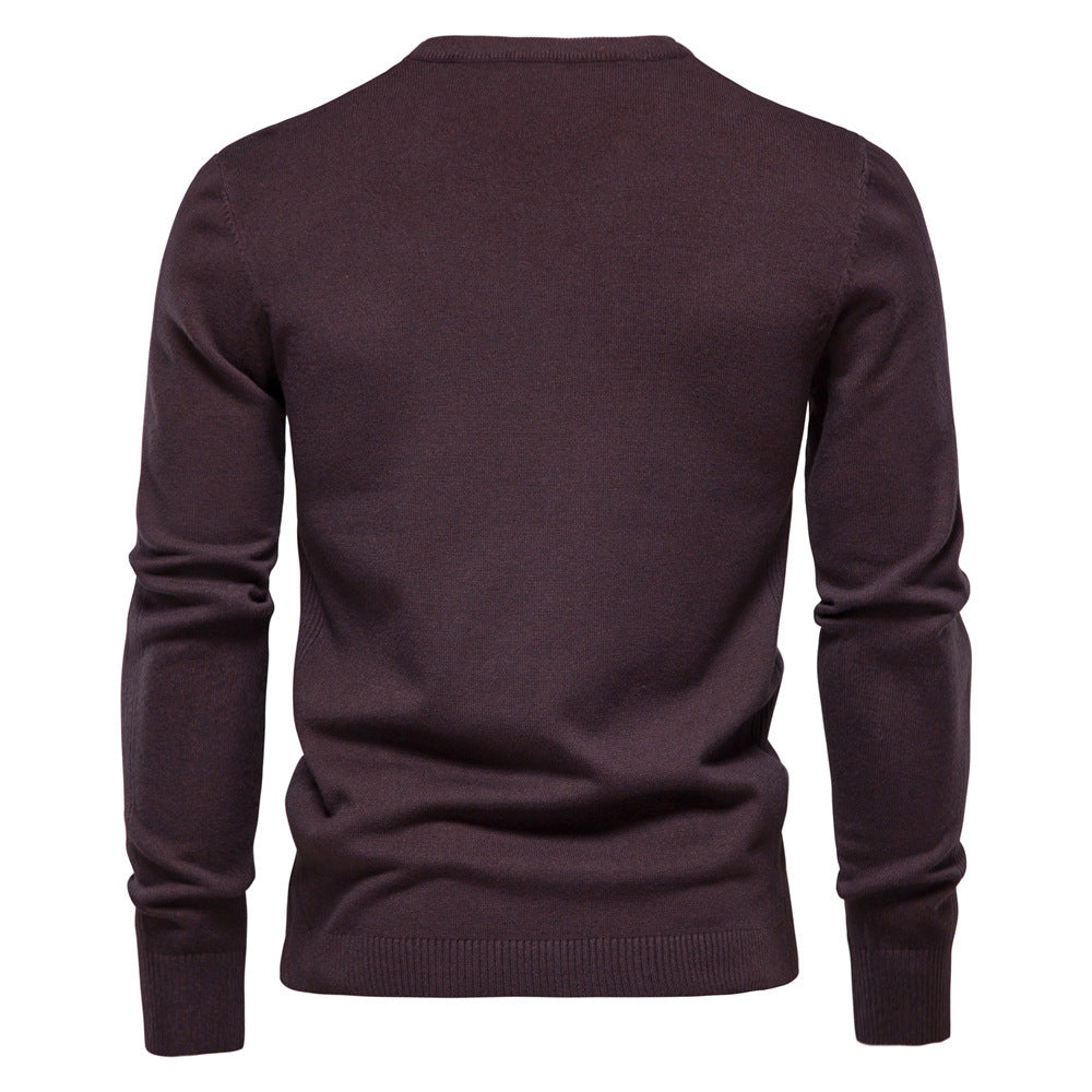 Long Sleeve Warm Slim Sweaters Men LOW001