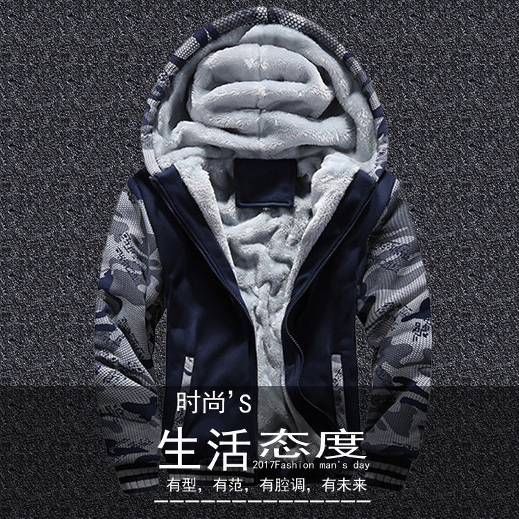 Winter Warm Men Fleece Coat