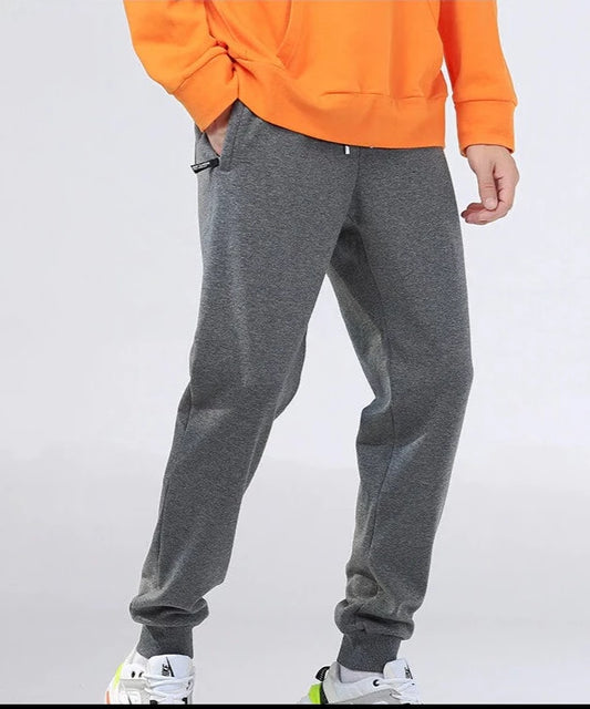 Men Winter Thicken Fleece Warm Trousers Sweatpants 1888