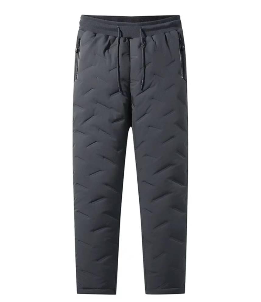 Men Winter Thicken Fleece Warm Trousers.