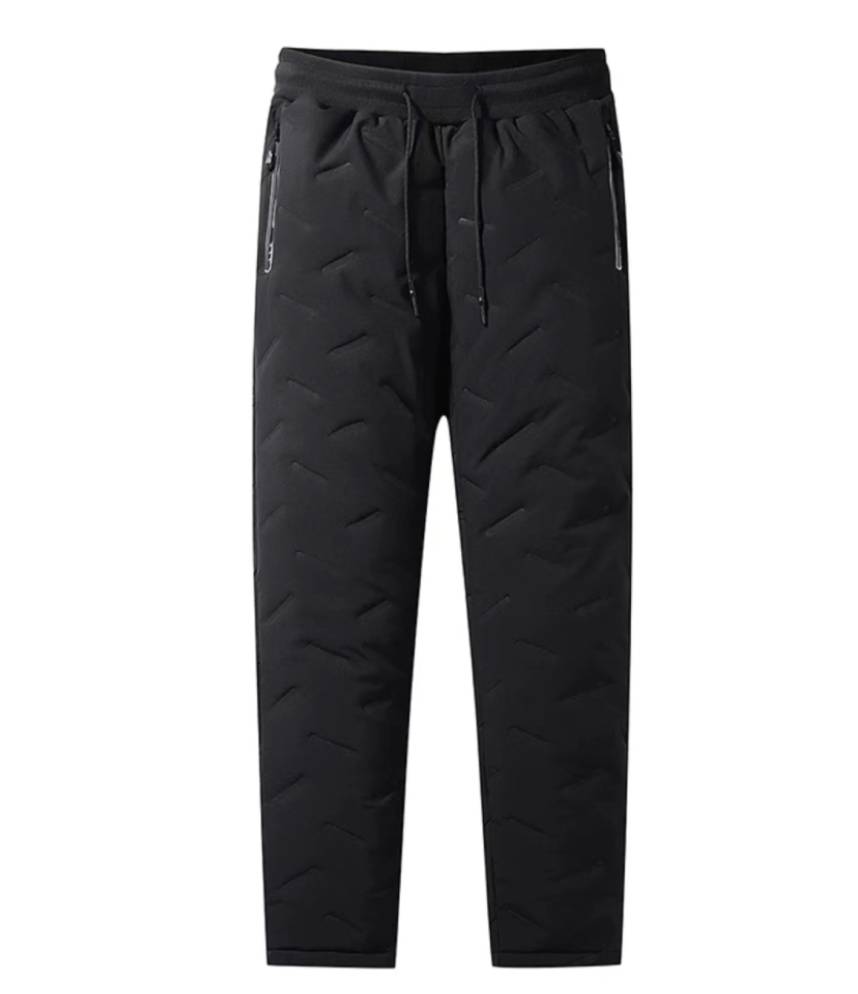 Men Winter Thicken Fleece Warm Trousers.